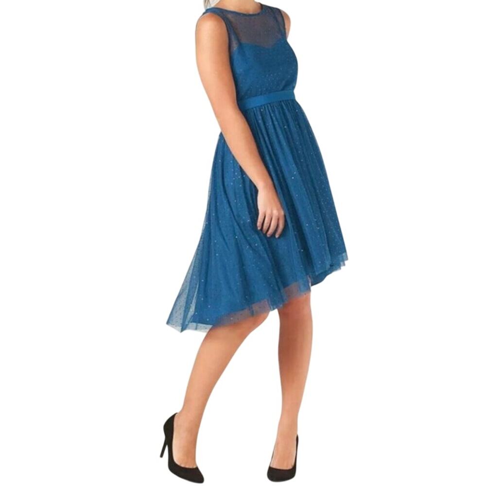 Disney Snow White Foil Dot Tulle Fit & Flare Dress LC Lauren Conrad Size 4